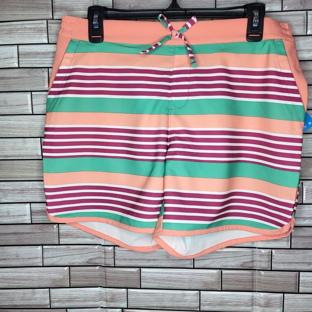 New Columbia Youth‎ Girls Sandy Shores Boardshort Size X-Large Coral Shorts
